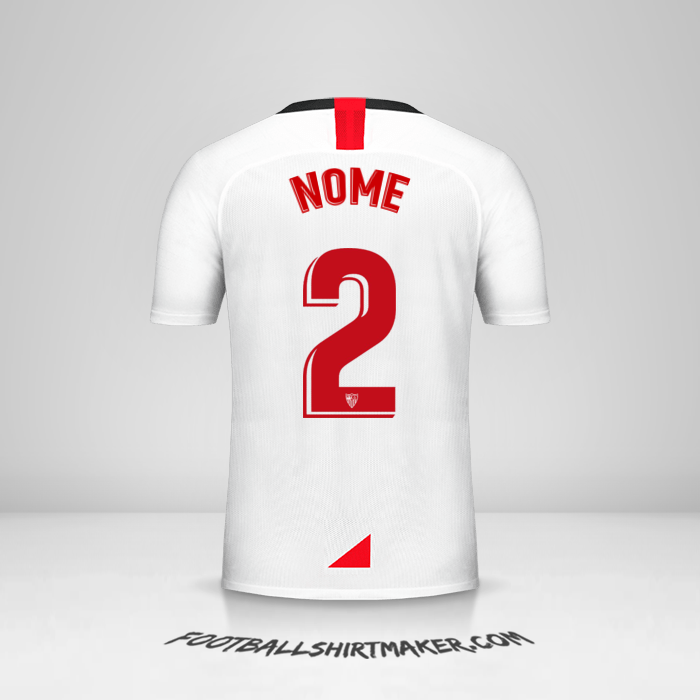 Camisa Sevilla FC 2019/2020 -  nome - 2