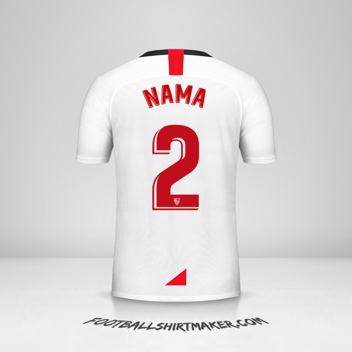 Jersey Sevilla FC 2019/2020 -  nama - 2