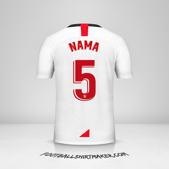 Jersey Sevilla FC 2019/2020 -  nama - 5