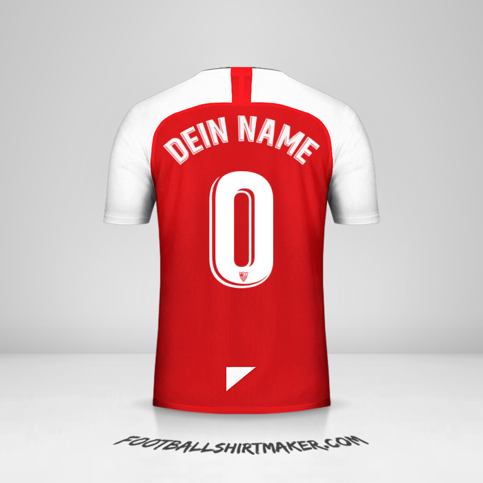 Trikot Sevilla FC 2019/2020 II -  dein name - 0