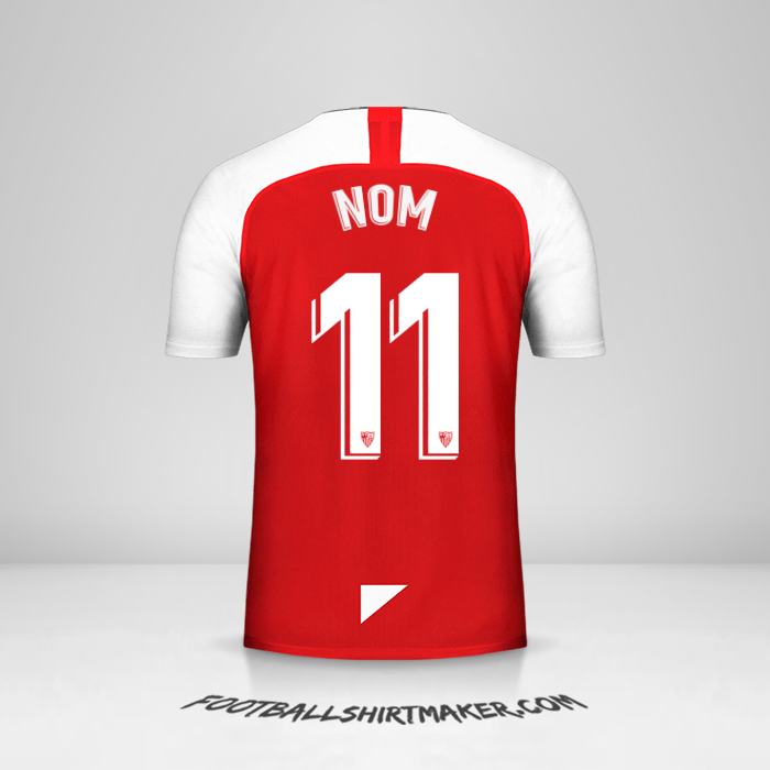 Maillot Sevilla FC 2019/2020 Extérieur -  nom - 11