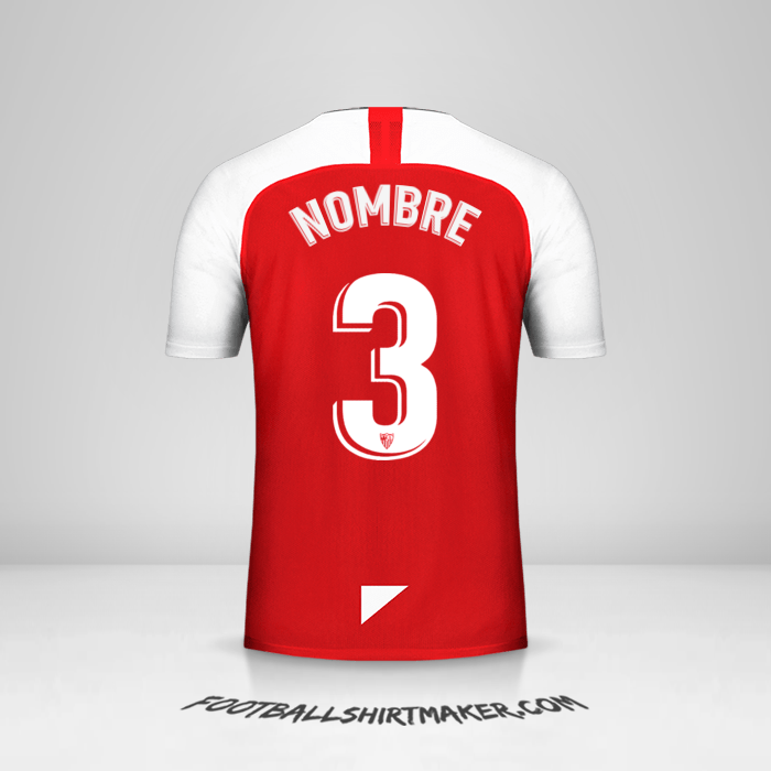 Jersey Sevilla FC 2019/2020 Visita -  nombre - 3