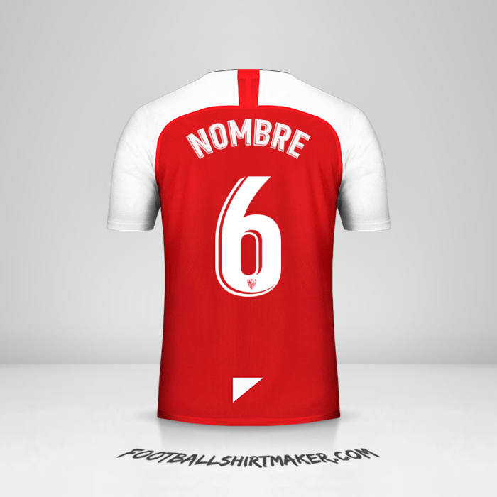 Jersey Sevilla FC 2019/2020 Visita -  nombre - 6