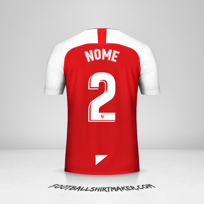 Camisa Sevilla FC 2019/2020 Alternativa -  nome - 2