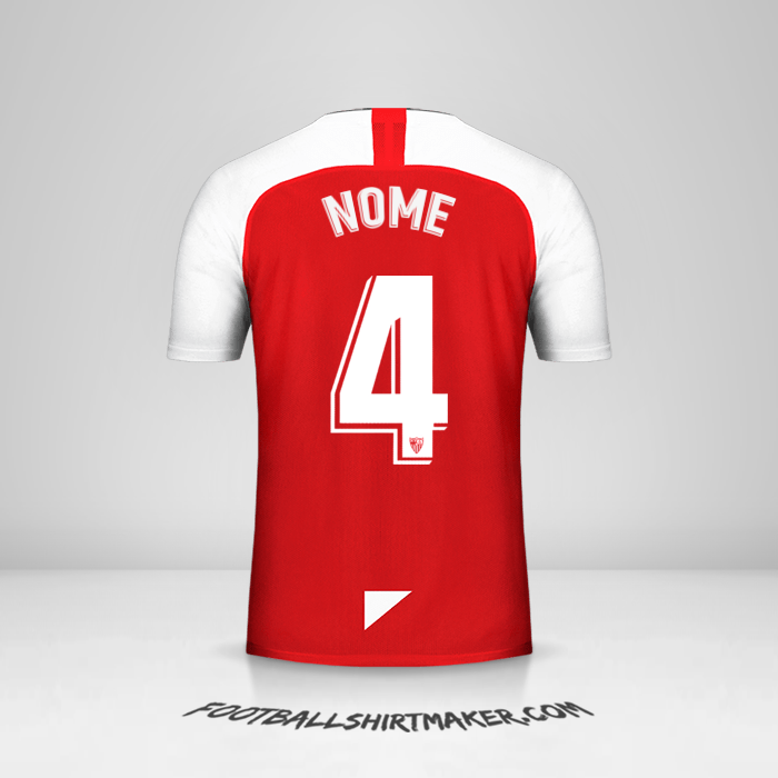 Camisola Sevilla FC 2019/2020 Alternativa -  nome - 4