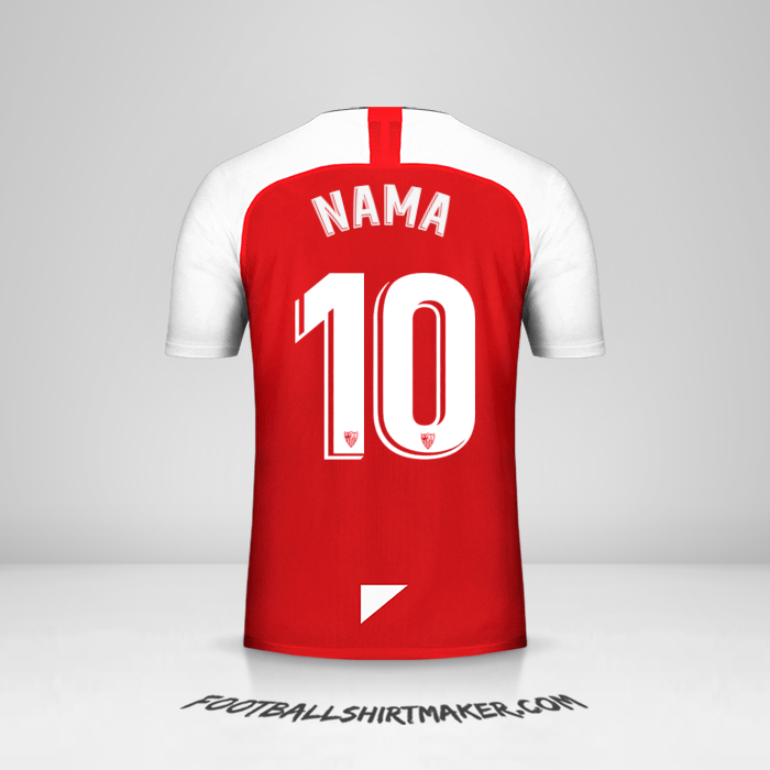 Jersey Sevilla FC 2019/2020 Alternatif -  nama - 10