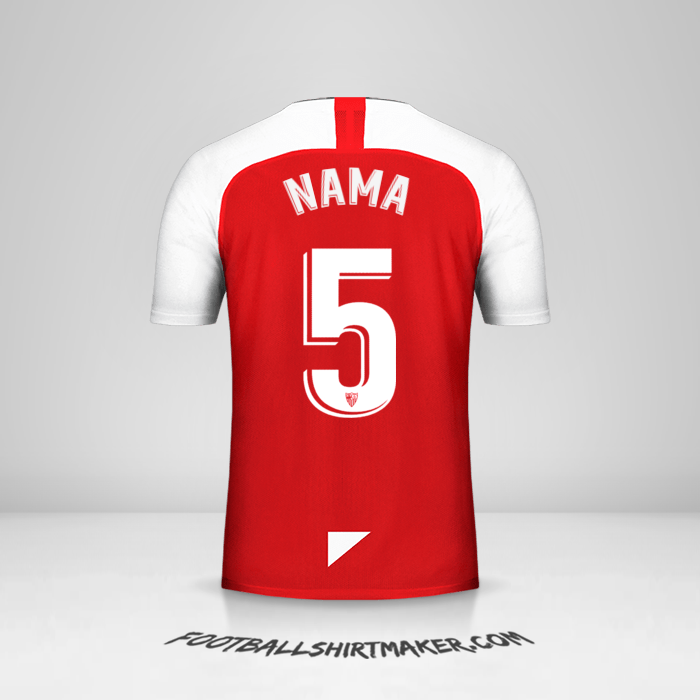 Jersey Sevilla FC 2019/2020 Alternatif -  nama - 5