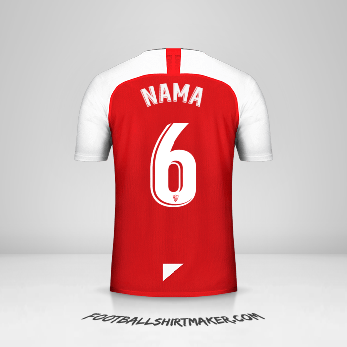 Jersey Sevilla FC 2019/2020 Alternatif -  nama - 6