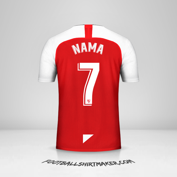 Jersey Sevilla FC 2019/2020 Alternatif -  nama - 7