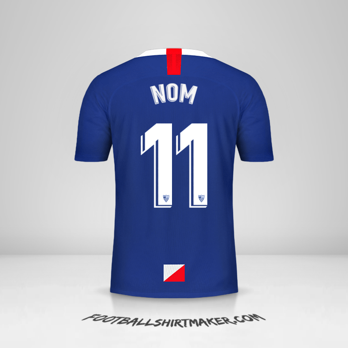 Maillot Sevilla FC 2019/2020 Troisième -  nom - 11