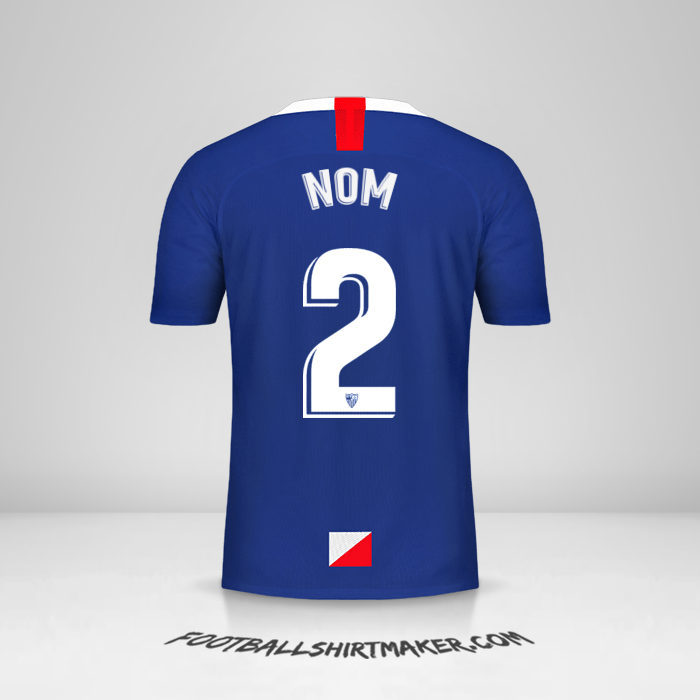 Maillot Sevilla FC 2019/2020 Troisième -  nom - 2
