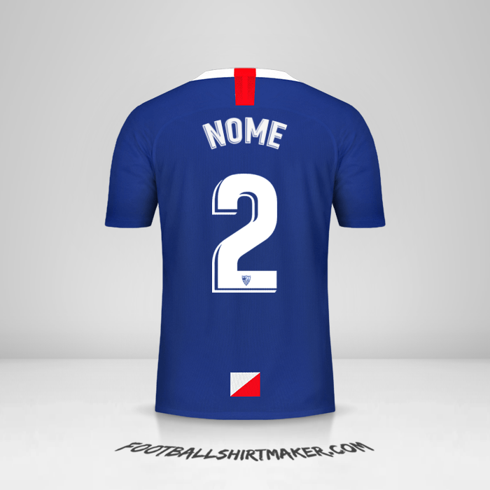 Camisa Sevilla FC 2019/2020 Terceira -  nome - 2