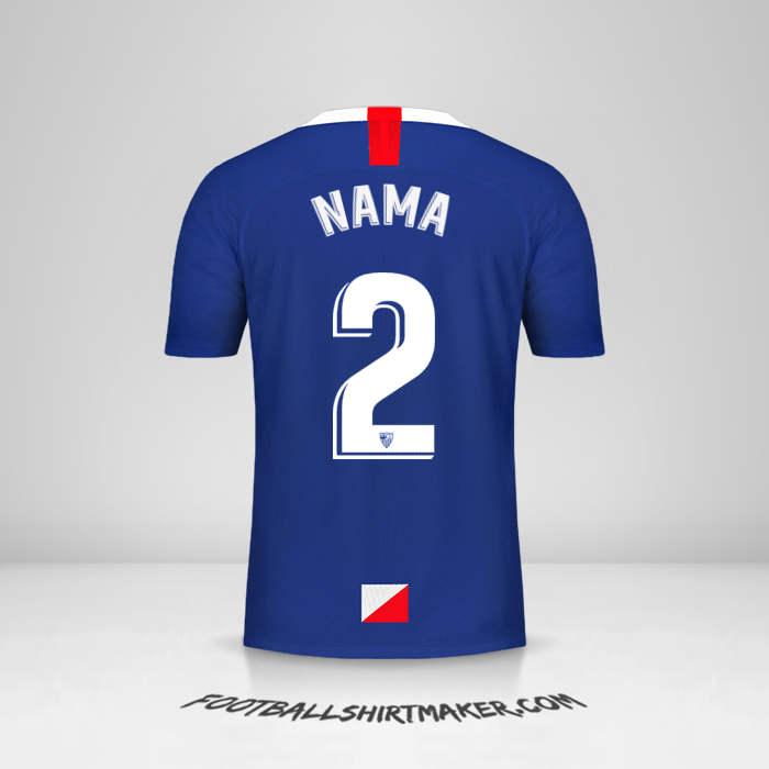 Jersey Sevilla FC 2019/2020 Ketiga -  nama - 2