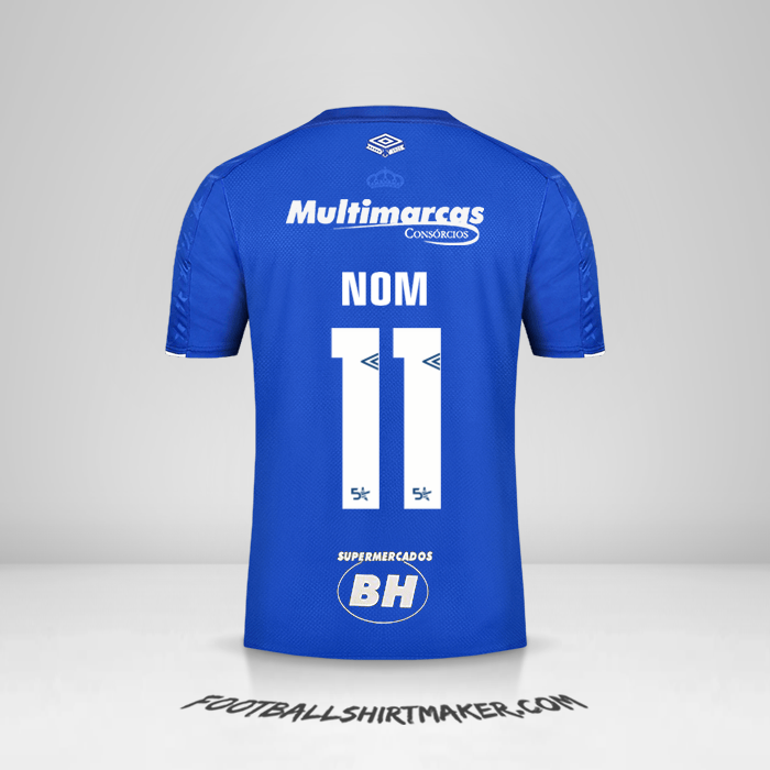 Maillot Cruzeiro 2019/20 -  nom - 11