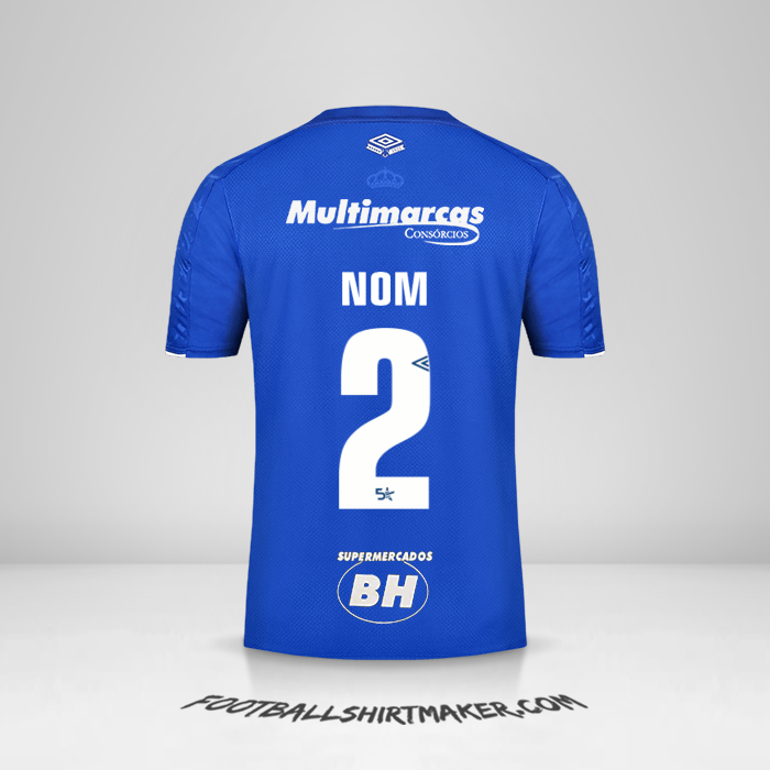 Maillot Cruzeiro 2019/20 -  nom - 2