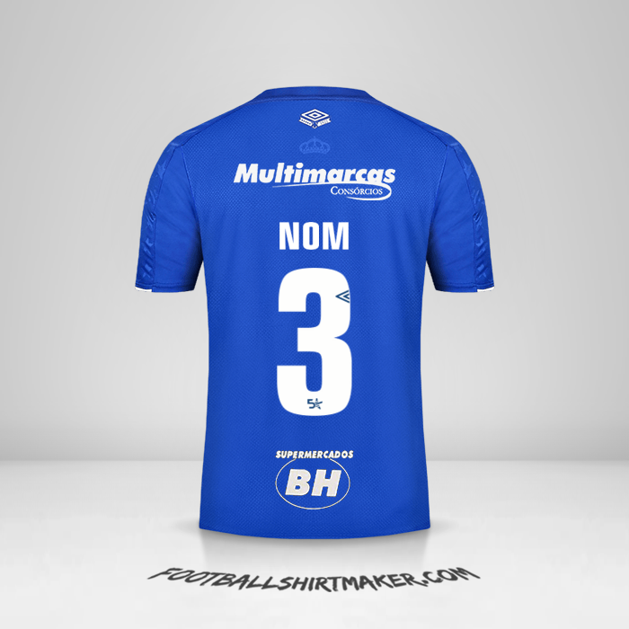 Maillot Cruzeiro 2019/20 -  nom - 3