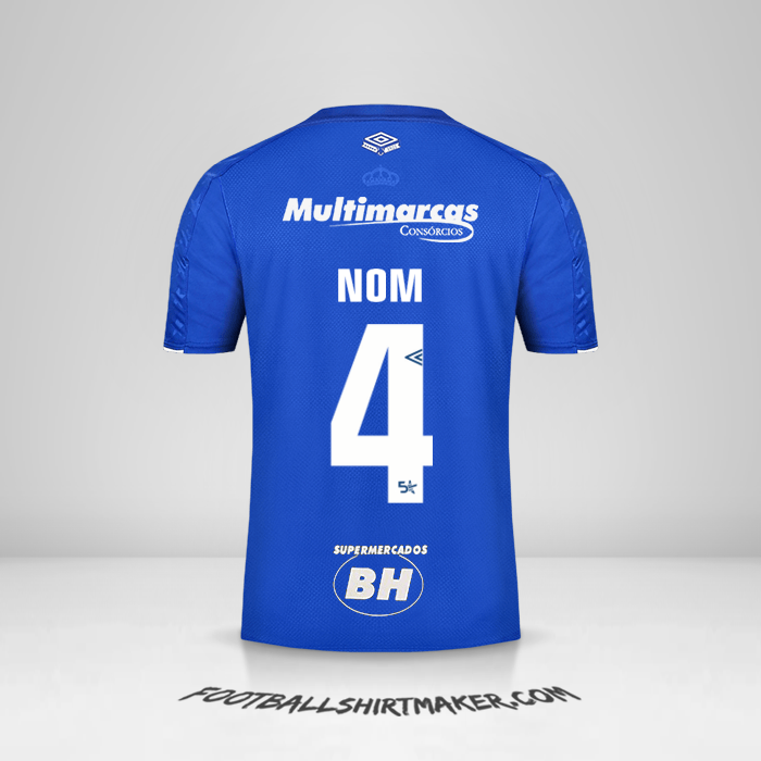 Maillot Cruzeiro 2019/20 -  nom - 4