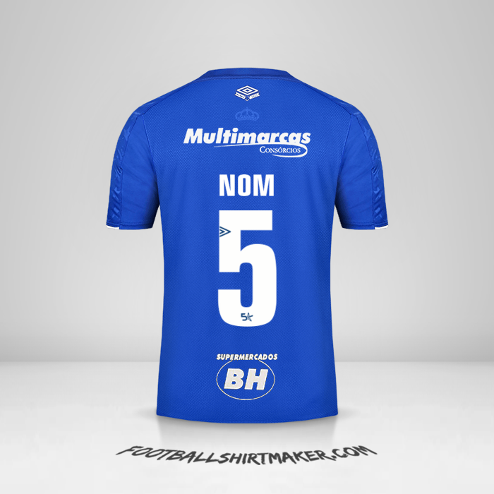 Maillot Cruzeiro 2019/20 -  nom - 5