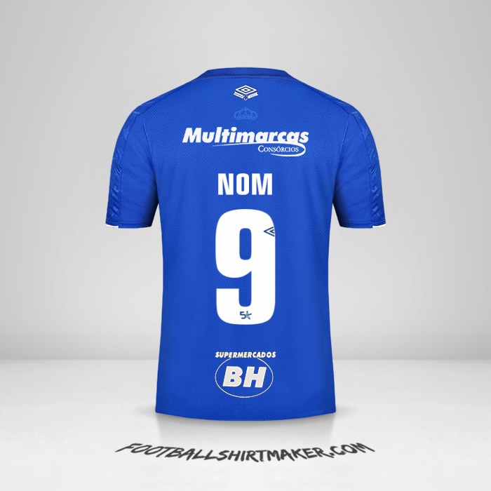 Maillot Cruzeiro 2019/20 -  nom - 9