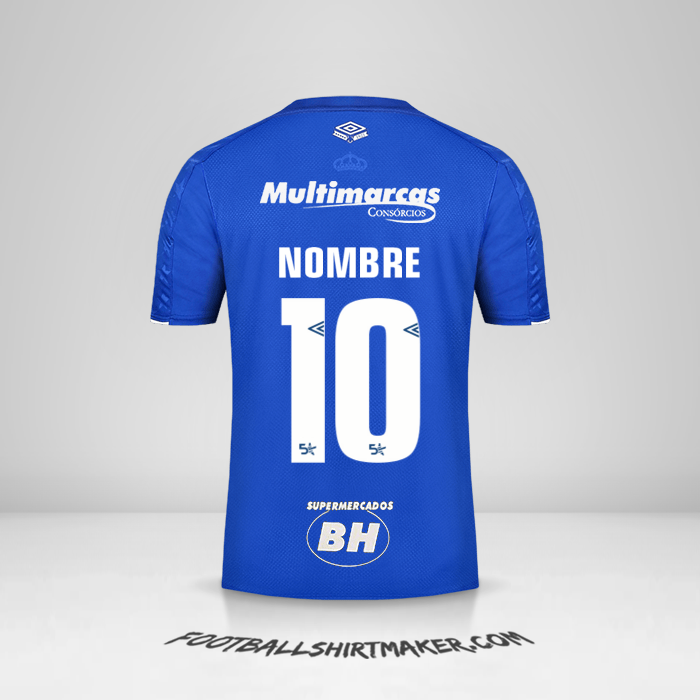 Camiseta Cruzeiro 2019/20 -  nombre - 10
