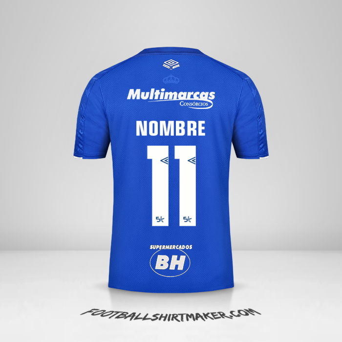 Camiseta Cruzeiro 2019/20 -  nombre - 11
