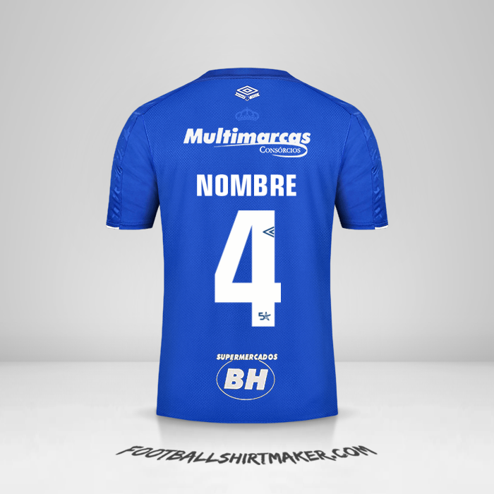 Jersey Cruzeiro 2019/20 -  nombre - 4
