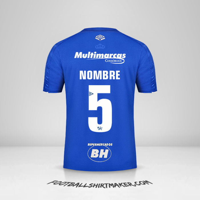 Camiseta Cruzeiro 2019/20 -  nombre - 5
