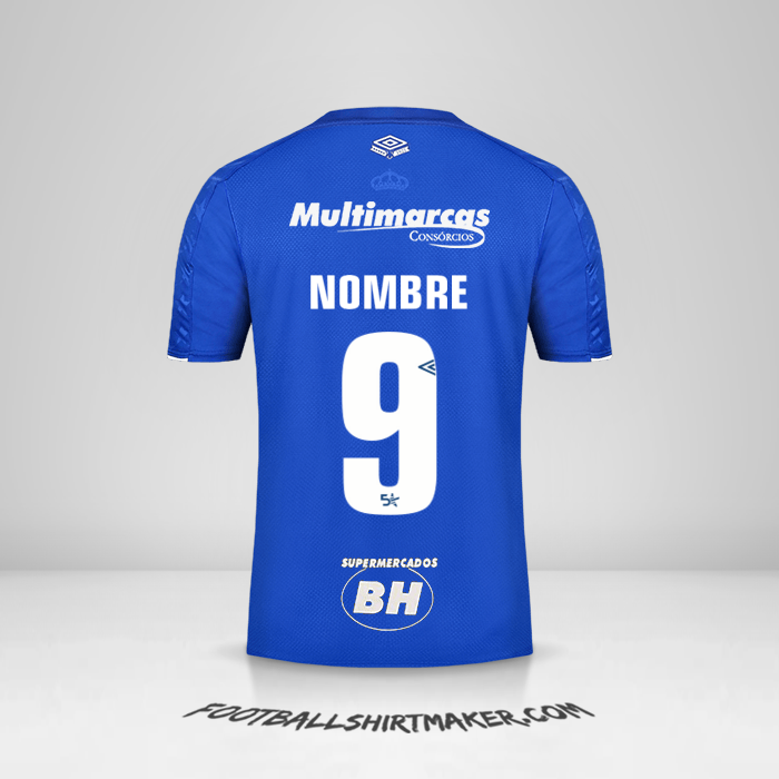 Camiseta Cruzeiro 2019/20 -  nombre - 9