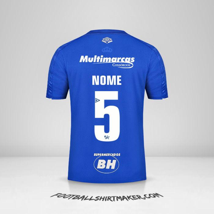 Camisa Cruzeiro 2019/20 -  nome - 5