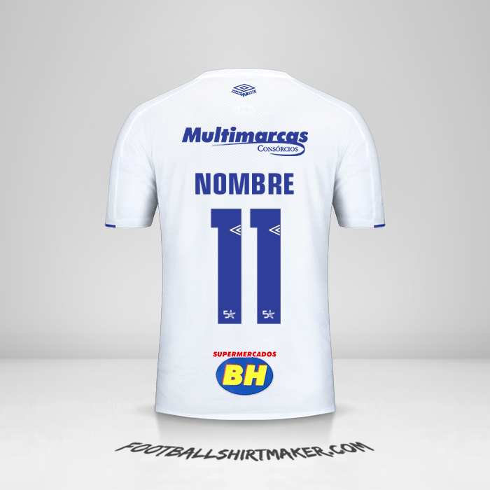 Camiseta Cruzeiro 2019/20 Visita -  nombre - 11