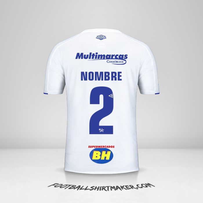 Jersey Cruzeiro 2019/20 Visita -  nombre - 2