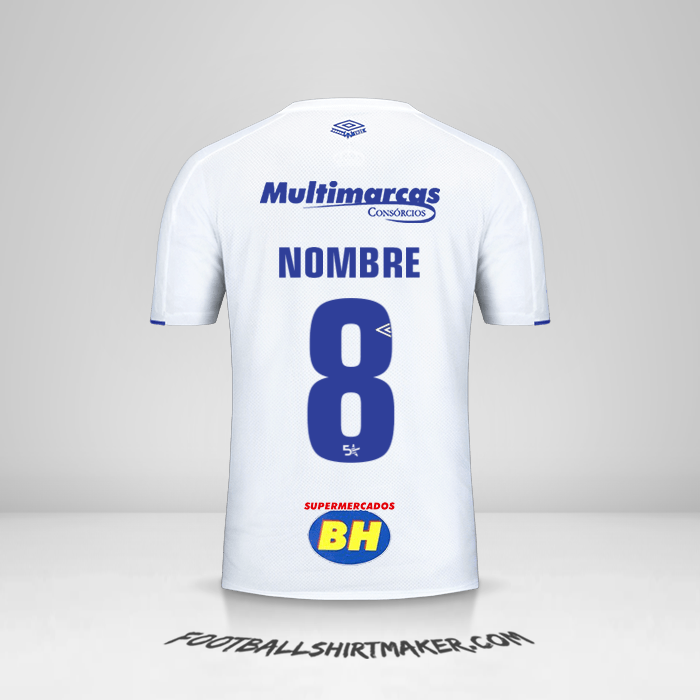 Camiseta Cruzeiro 2019/20 Visita -  nombre - 8