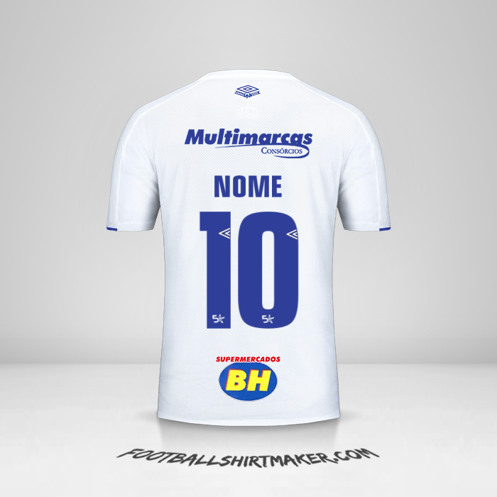 Maglia Cruzeiro 2019/20 Seconda -  nome - 10