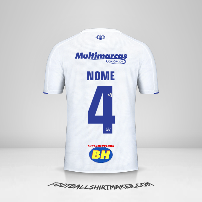 Camisa Cruzeiro 2019/20 Alternativa -  nome - 4