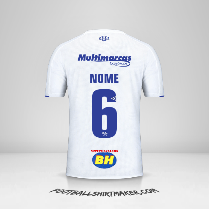 Maglia Cruzeiro 2019/20 Seconda -  nome - 6