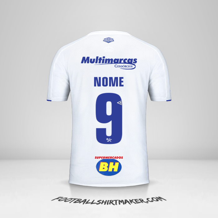 Maglia Cruzeiro 2019/20 Seconda -  nome - 9
