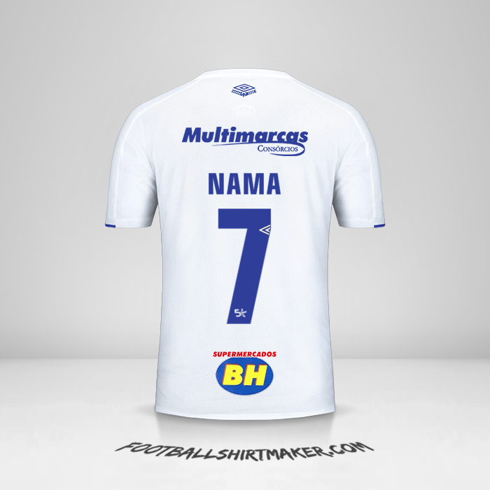 Jersey Cruzeiro 2019/20 Alternatif -  nama - 7