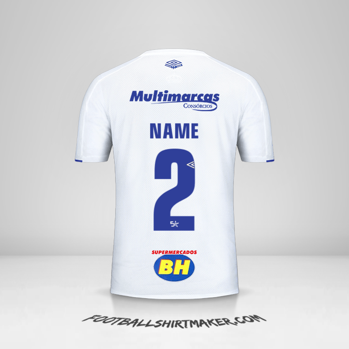 Jersey Cruzeiro 2019/20 Away -  name - 2
