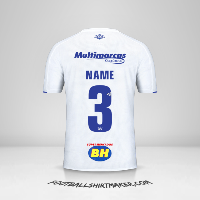 Trikot Cruzeiro 2019/20 Auswärts -  name - 3