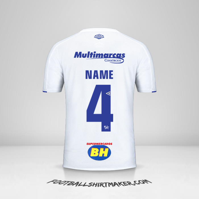 Jersey Cruzeiro 2019/20 Away -  name - 4