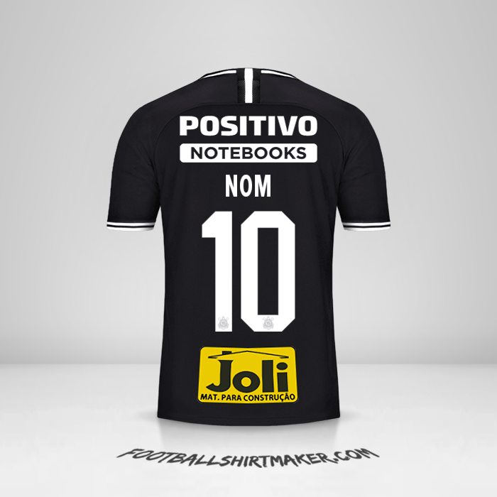 Maillot Corinthians 2019/20 Extérieur -  nom - 10