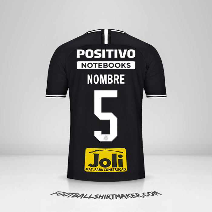 Jersey Corinthians 2019/20 Visita -  nombre - 5
