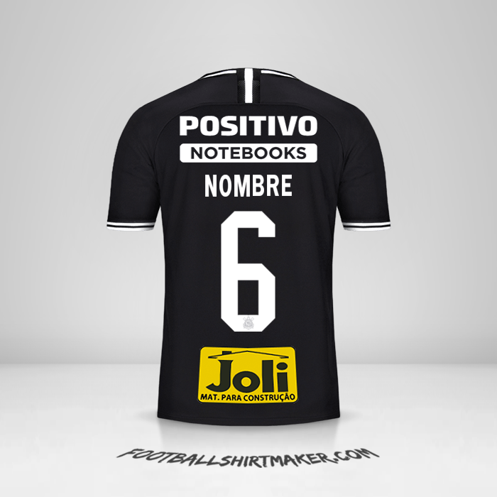Jersey Corinthians 2019/20 Visita -  nombre - 6