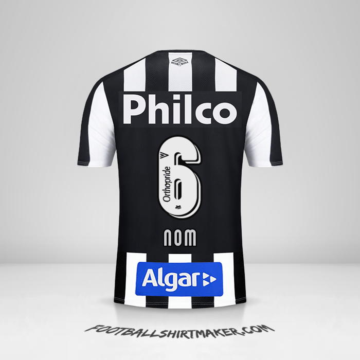 Maillot Santos FC 2019 Extérieur -  nom - 6