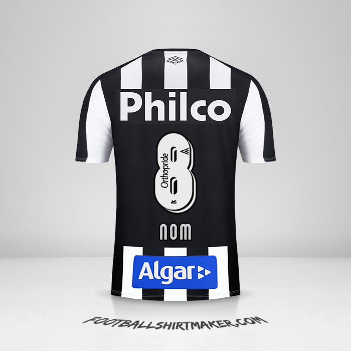 Maillot Santos FC 2019 Extérieur -  nom - 8