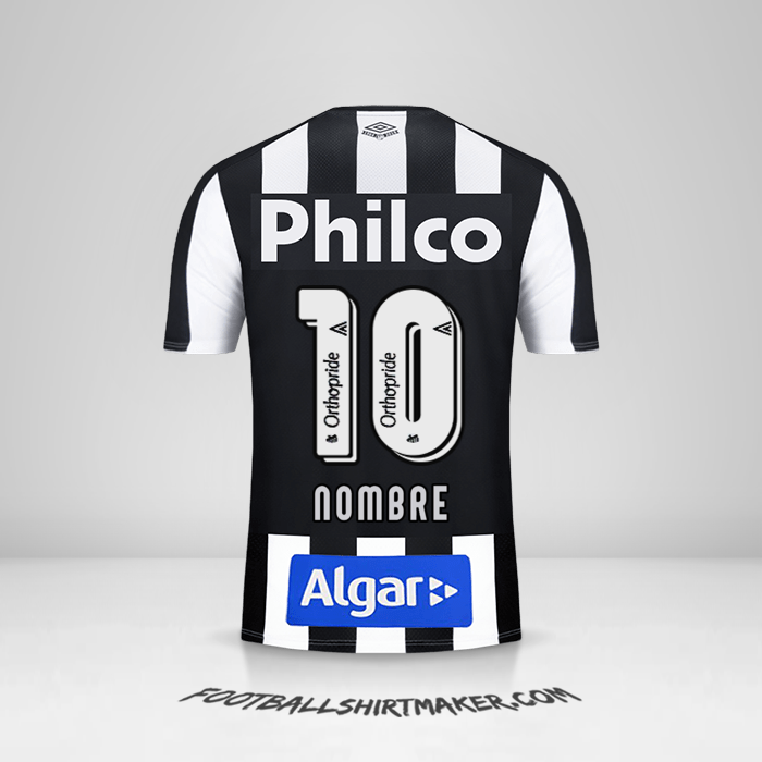 Jersey Santos FC 2019 Visita -  nombre - 10