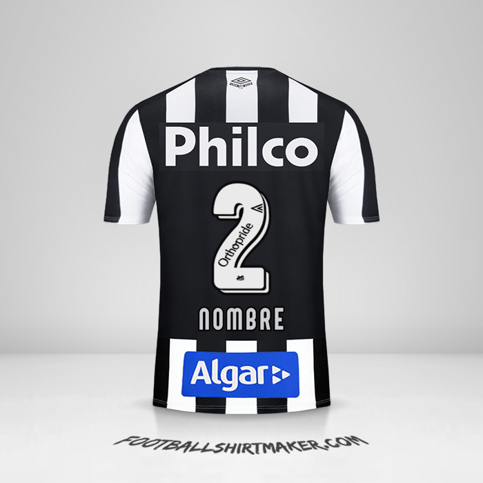 Jersey Santos FC 2019 Visita -  nombre - 2
