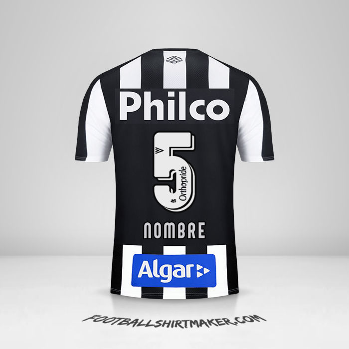 Jersey Santos FC 2019 Visita -  nombre - 5