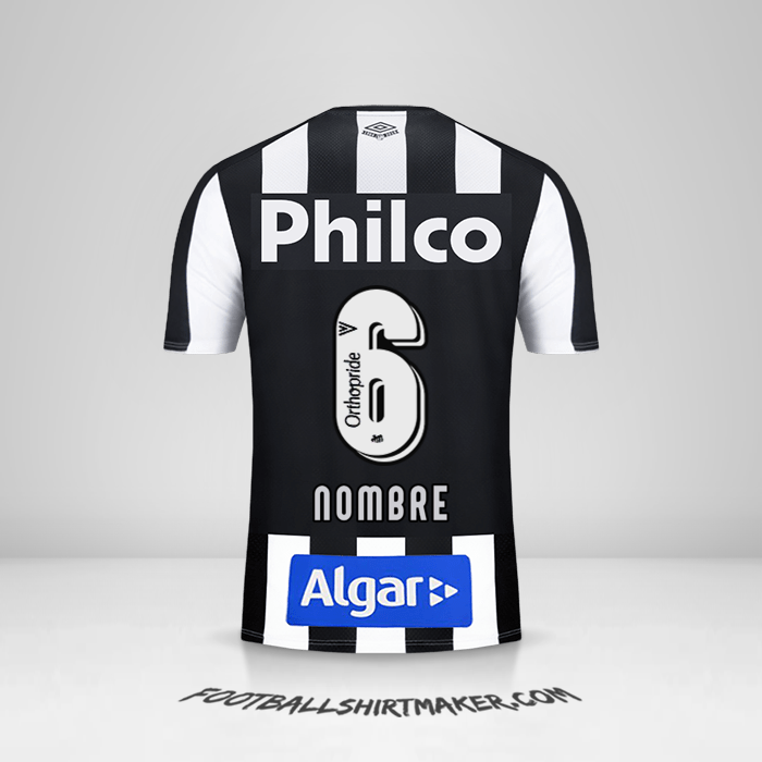 Jersey Santos FC 2019 Visita -  nombre - 6
