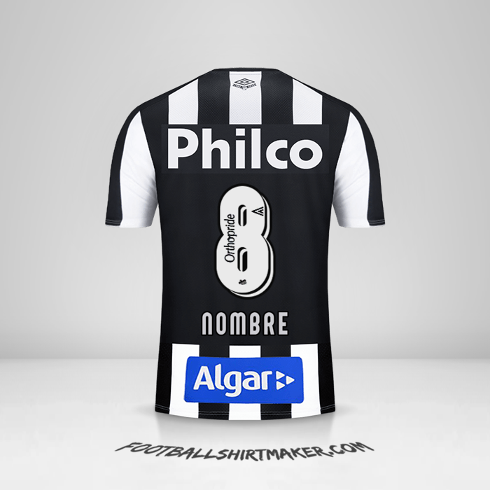 Jersey Santos FC 2019 Visita -  nombre - 8